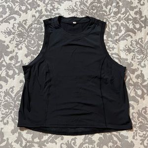 Black lululemon tank top